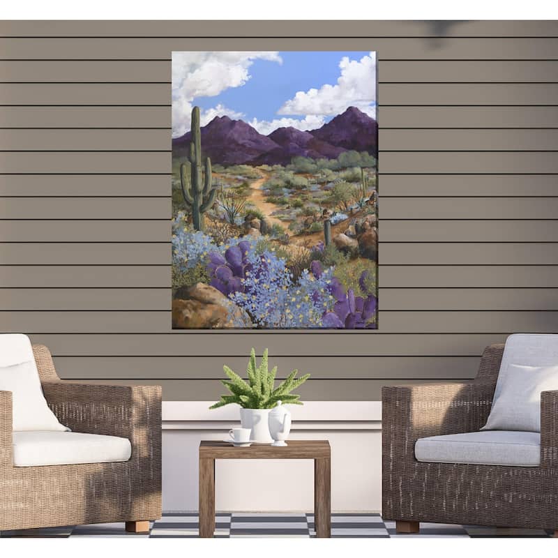 Purple Majesty Outdoor Art 30x40