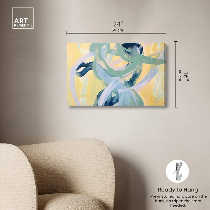Entangled Embrace I Canvas by Art Remedy, Gallery Wrapped