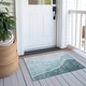 preview thumbnail 92 of 118, Machine Washable Indoor/ Outdoor Chantille Modern Abstract Rug