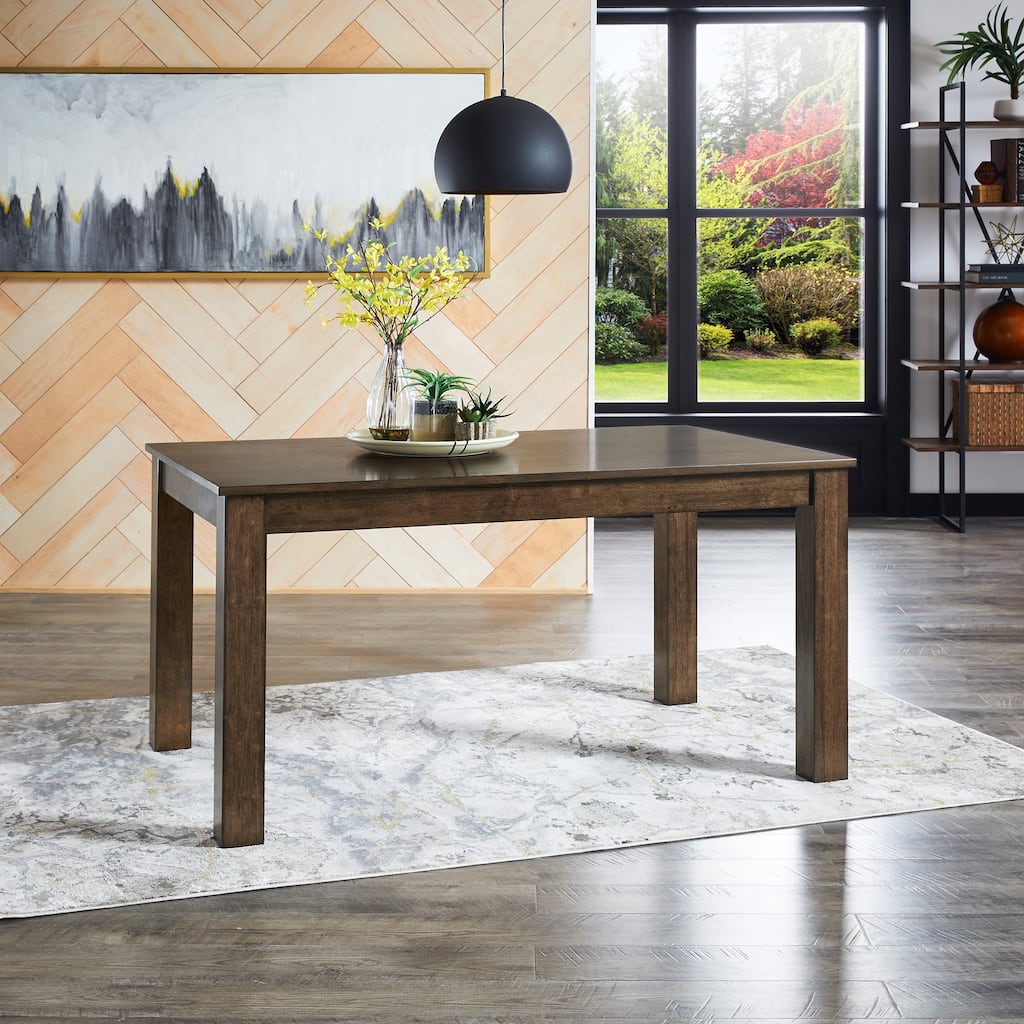 Harstad 60" Wood Finish Parson Dining Table by iNSPIRE Q Modern