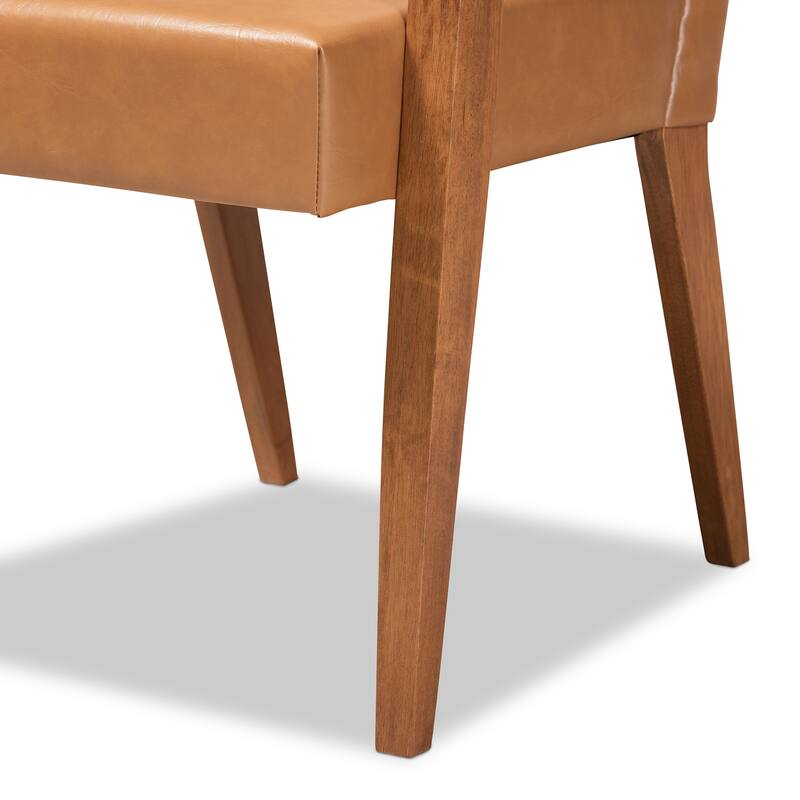 Andrea Mid-Century Modern 2-PC Armchair Set