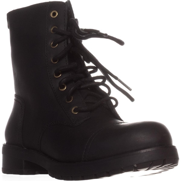 ugg black combat boots