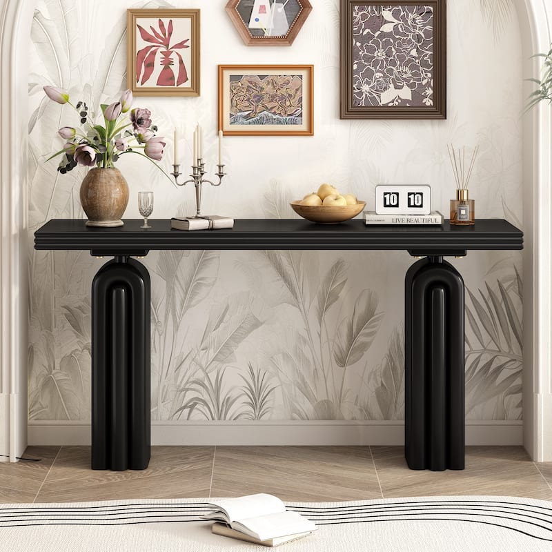 Chic, Elegant and Luxurious Acacia Veneer Console Table