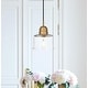 preview thumbnail 9 of 8, Elegant Lighting Kenna Single Light 7" Wide Mini Pendant with Clear