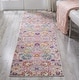 preview thumbnail 157 of 178, Nourison Passion Boho French Country Floral Area Rug. 2' 2" x 10' - Silver - Runner