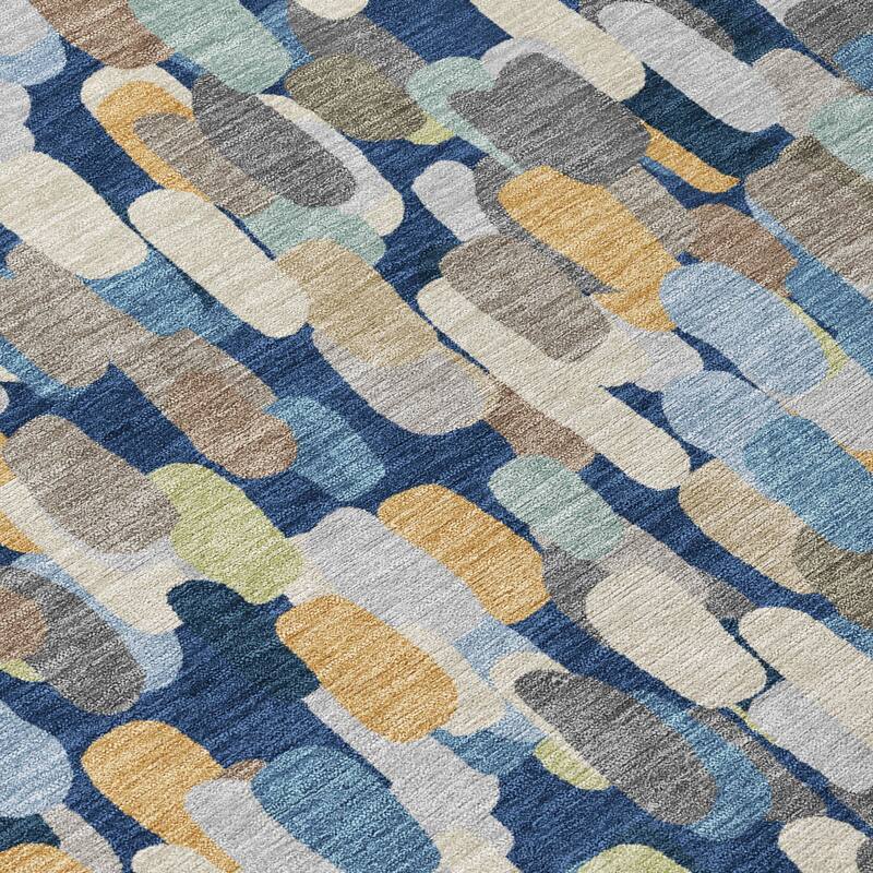 Machine Washable Indoor/ Outdoor Contemporary Drew Chantille Rug