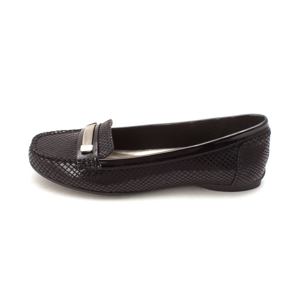 ralph lauren women's loafers black