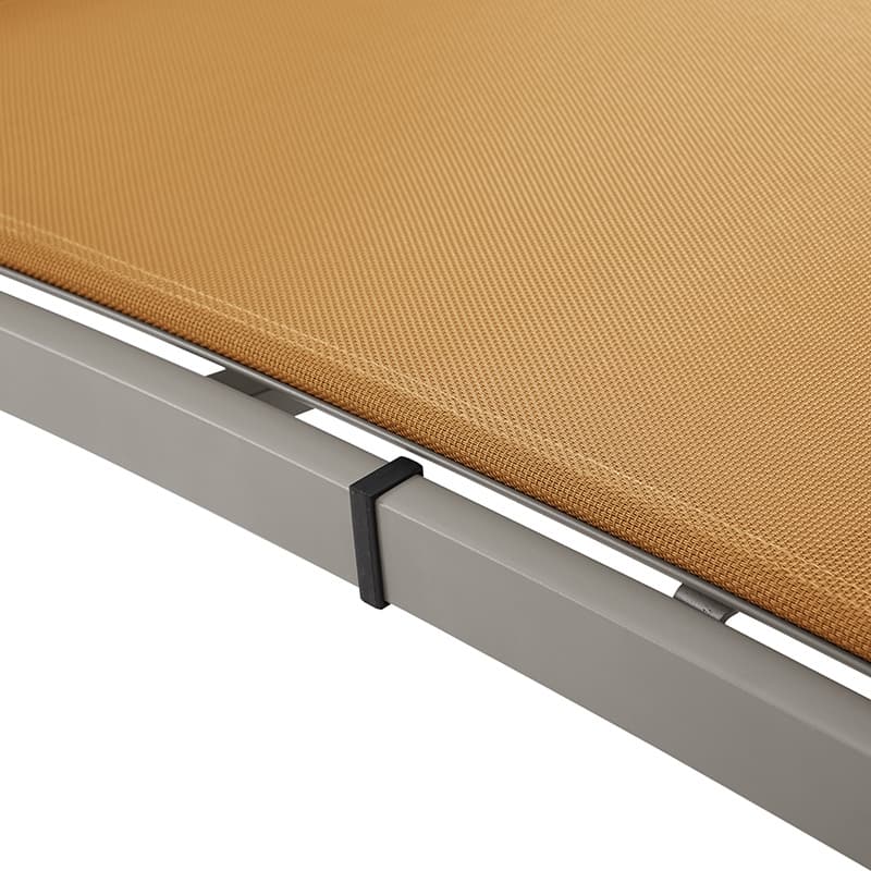 Corvus Antonio Outdoor Contemporary Sling-Fabric Adjustable Chaise Lounge