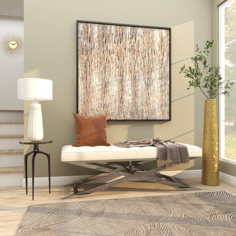 Minimalist Ceramic Modern Tall Vase with Bubble Texture - Silver, Black, Gold, White