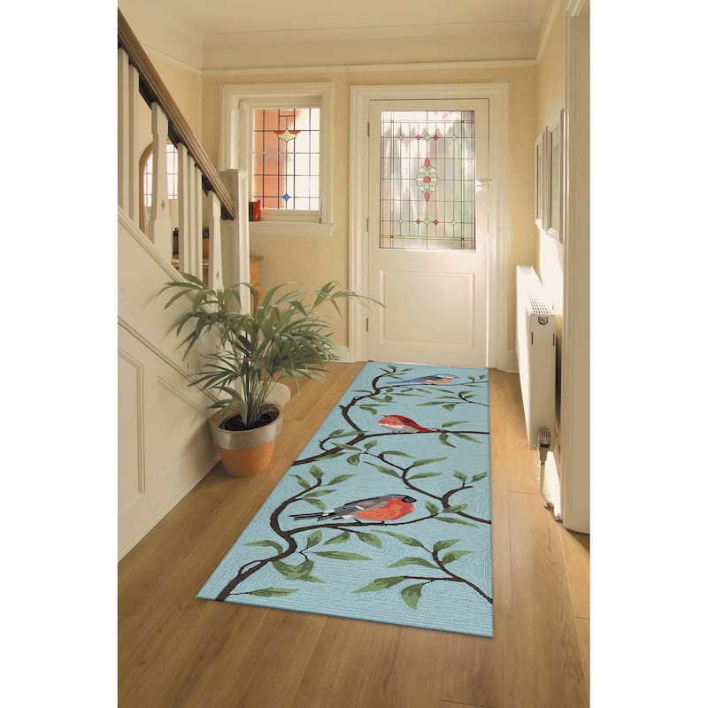 Liora Manne Ravella Birds On Branches Indoor/Outdoor Rug