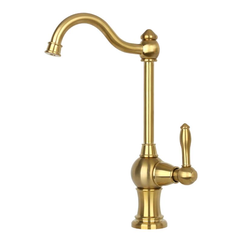 One-Handle Drinking Water Filter Faucet Water Purifier Faucet - Brushed Gold