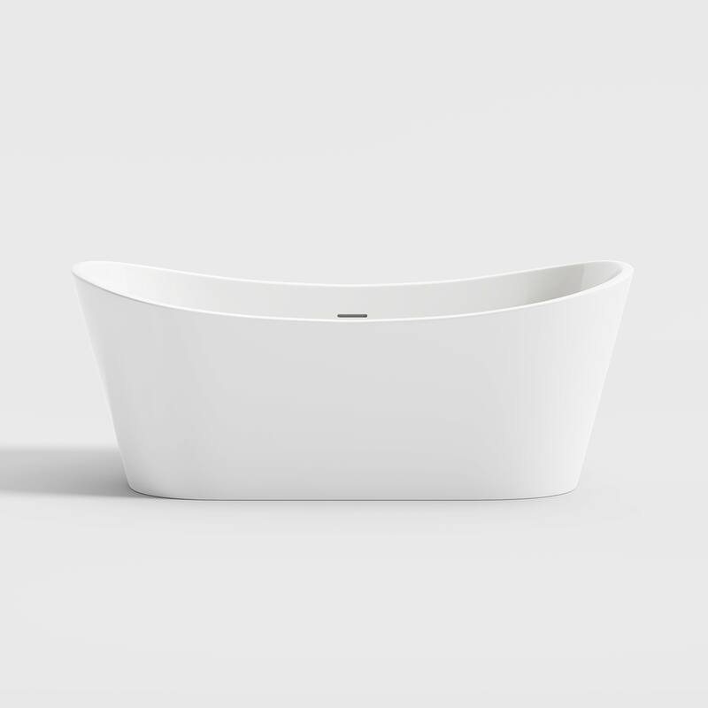 OVE Herschel 60-inch Free-Standing Bathtub in Matte Black
