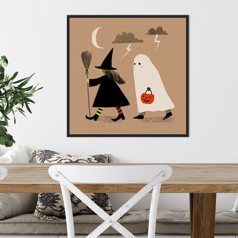 Amanti Art Graphic Halloween III Framed Canvas Wall Art