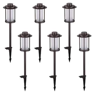 5CCT Low Voltage 5W LED Path Lights, Outdoor Landscape Pathway Lights - 6 Pack