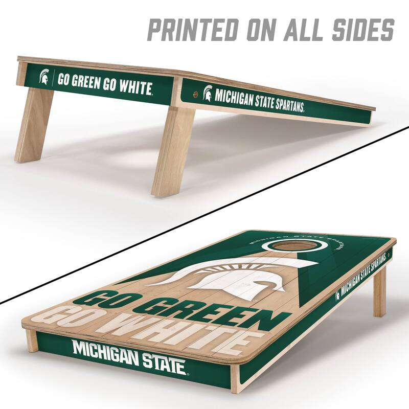 Michigan State Spartans NCAA 2x4 Professional Cornhole Board Set