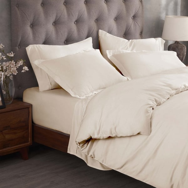 slide 2 of 91, Superior Egyptian Cotton 300 Thread Count Solid Duvet Cover Set