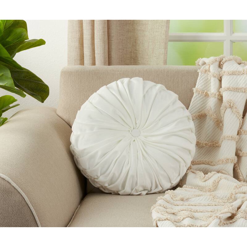 Velvet Pintuck Throw Pillow