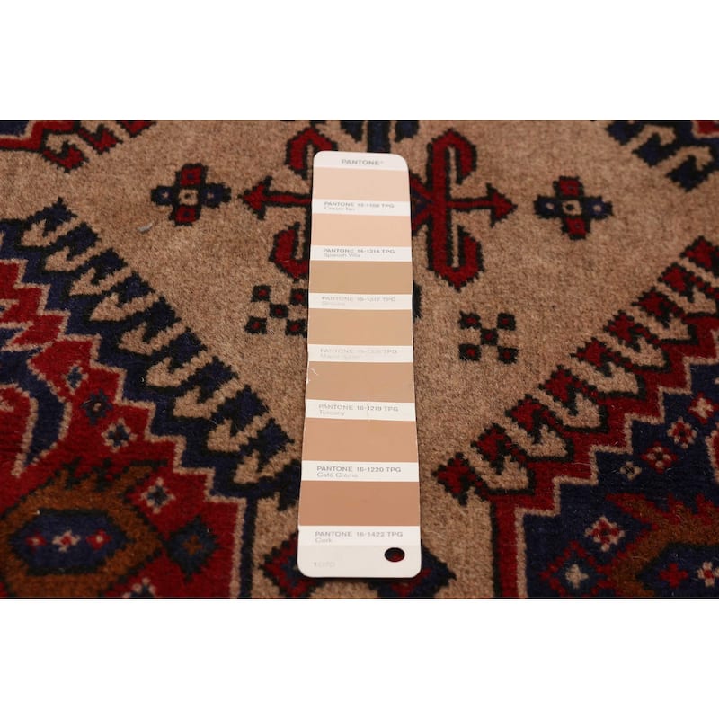 Teimani Tan Rug 6'10" x 9'5" - 6'10 x 9'5