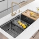 preview thumbnail 14 of 32, STYLISH Stainless Steel Single Handle Foldable Pull Down Kitchen Faucet