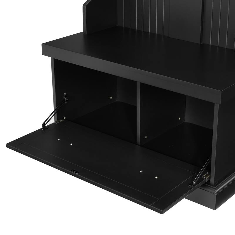 Crosley Shoreline Hall Tree - 15.75"x31.5"x64.25"