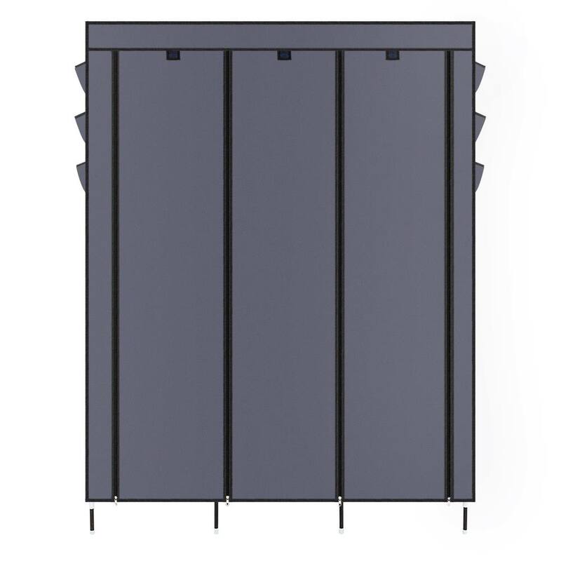 69" Portable Closet Wardrobe Clothes Rack Storage Organizer & Shelf