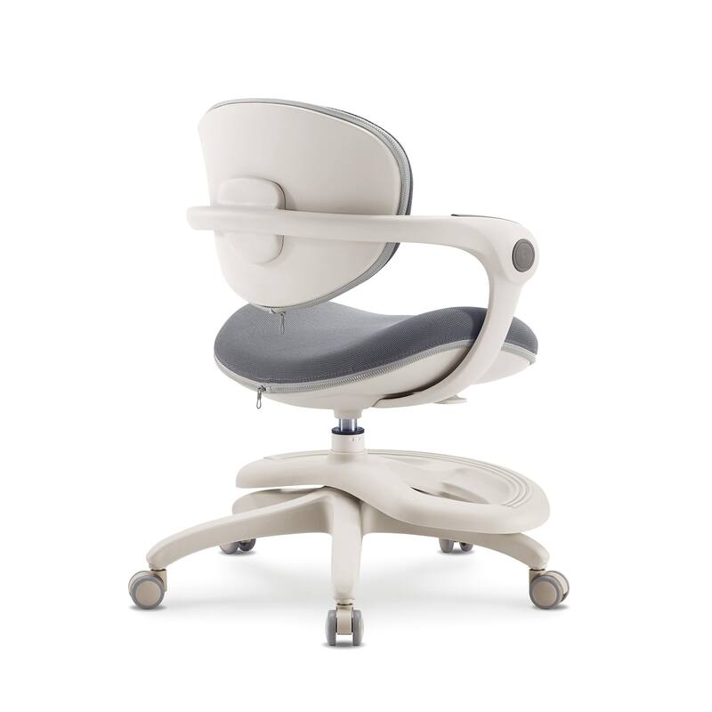 Ergonomic Kids Desk Chair with Rotating Footrest | Growing Office Chair with Adjustable Seat and Lumbar Support