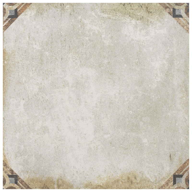 Merola Tile D'Anticatto Decor Savona 8-3/4" x 8-3/4" Porcelain Floor and Wall Tile
