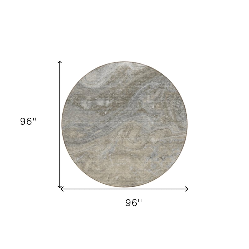 HomeRoots Abstract Transitional Rectangle Outdoor Rug