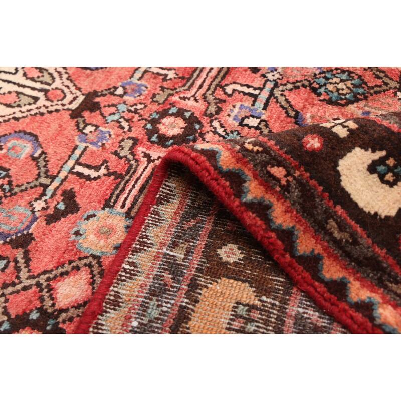 ECARPETGALLERY Hand-knotted Andelz Red Wool Rug - 3'6 x 9'9