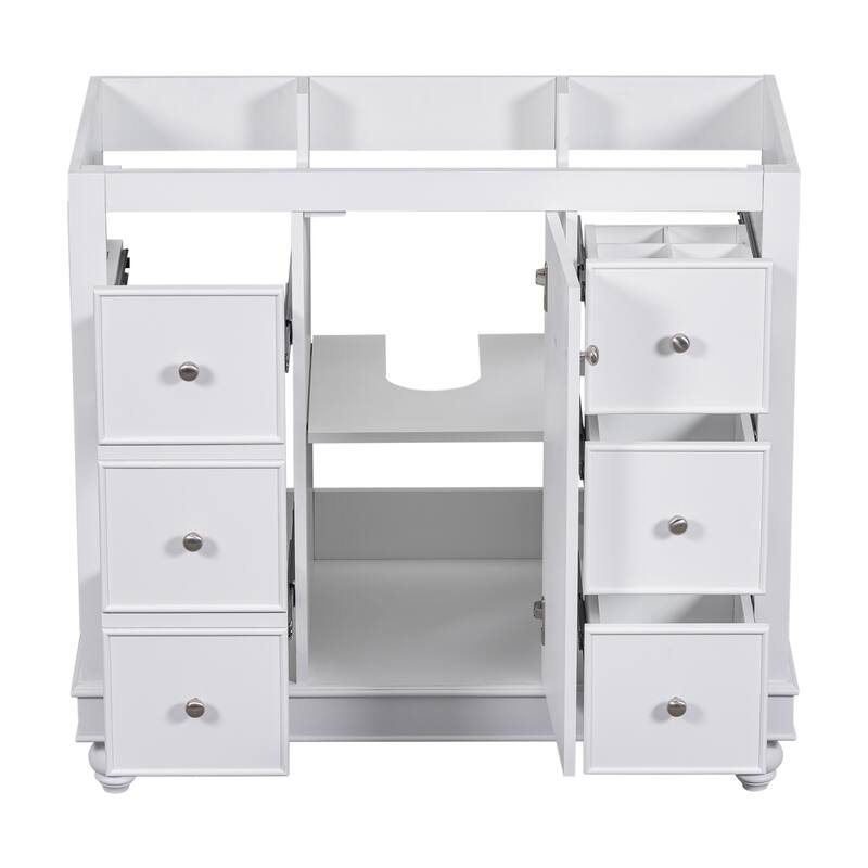 36" Gray Bathroom vanity