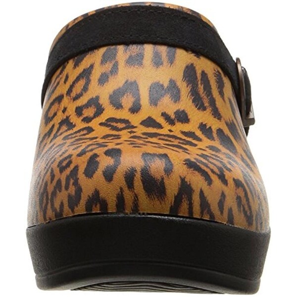 crocs leopard print clog