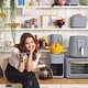 preview thumbnail 18 of 19, 6 Slice Touchscreen Air Fryer Toaster Oven, Black Sesame by Drew Barrymore