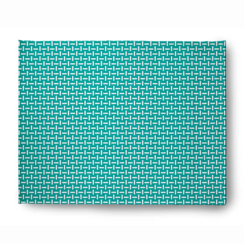 Woven Stitch Soft Chenille Rug - 8' x 10' - Green