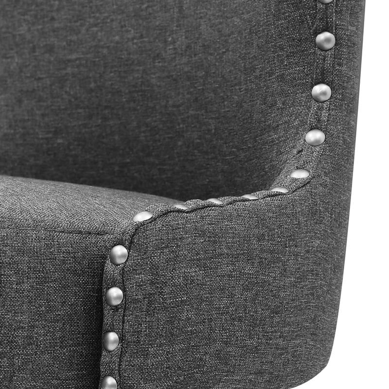 26 in. H Counter Height Barstools Modern Upholstered 360 Free Swivel Counter Stools with Footrest