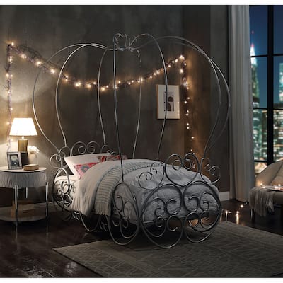Twin Bed W/Canopy