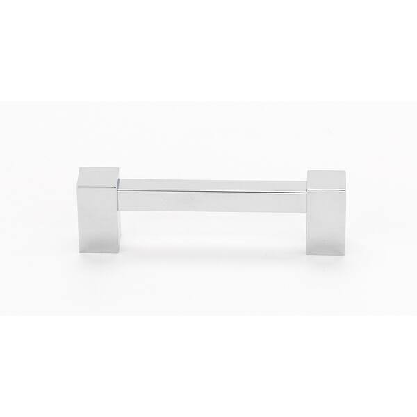 slide 2 of 5, Alno Contemporary II 4 Inch Center to Center Handle Cabinet Pull Polished Chrome