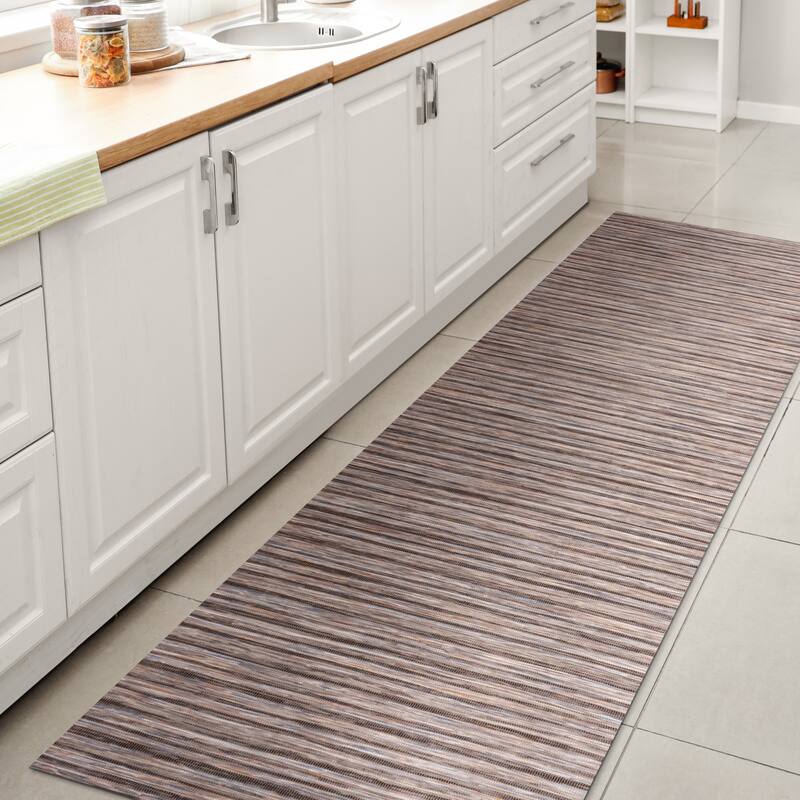 JONATHAN Y Finn Modern Farmhouse Pinstripe Area Rug