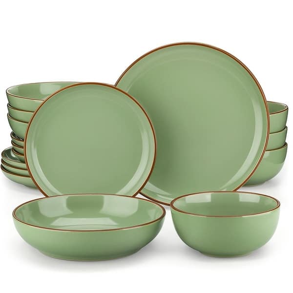 vancasso Exquisite Modern Design Stoneware Dinnerware Set - On Sale - Bed Bath & Beyond