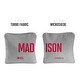 preview thumbnail 2 of 2, Madison Gray Dual Sided Cornhole Bags