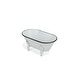preview thumbnail 6 of 10, Gray Metal Large Decorative Bathtub
