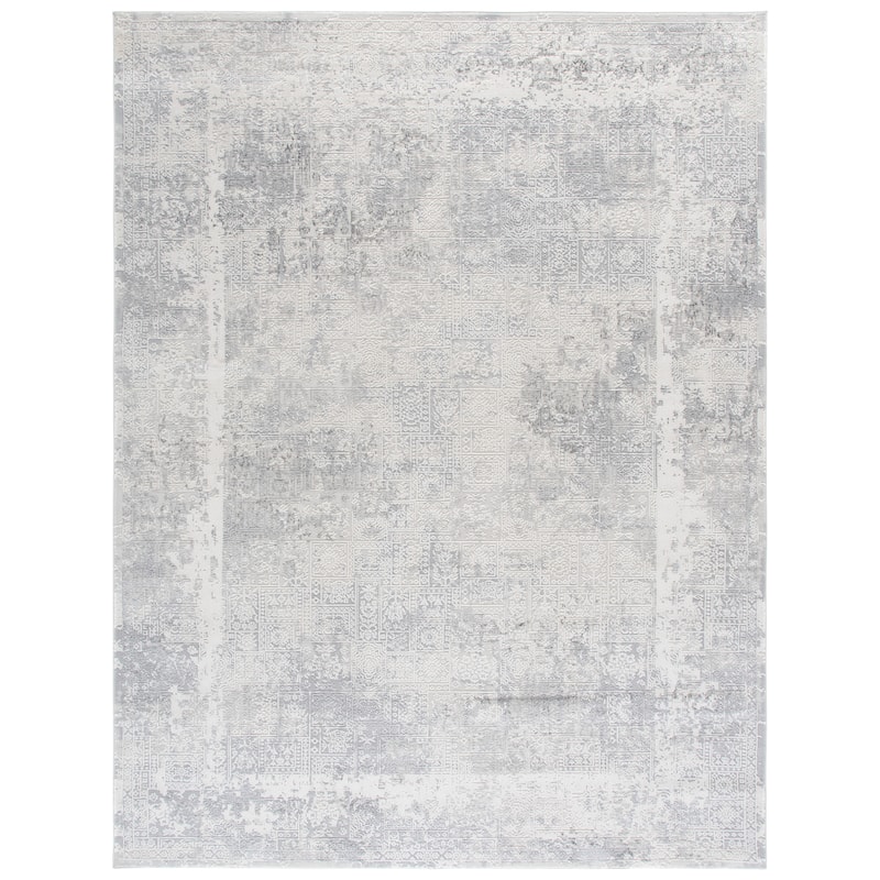 SAFAVIEH Hanna Loriann Contemporary Rug - 8' x 10' - Ivory/Light Grey
