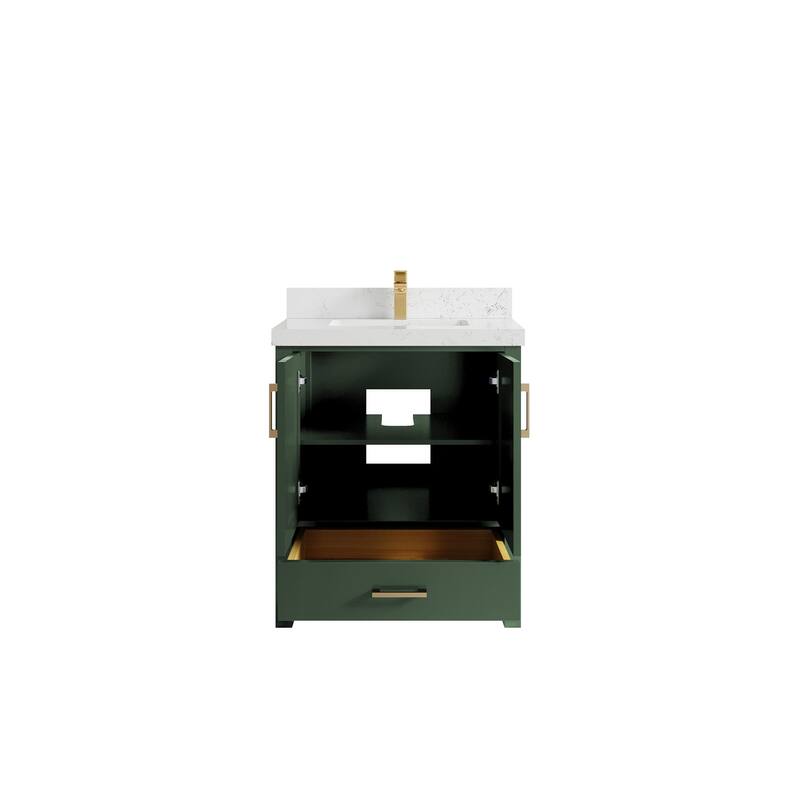 Willow Collections 30 in. W x 22 in. D Malibu Single Sink Bathroom Vanity with Countertop