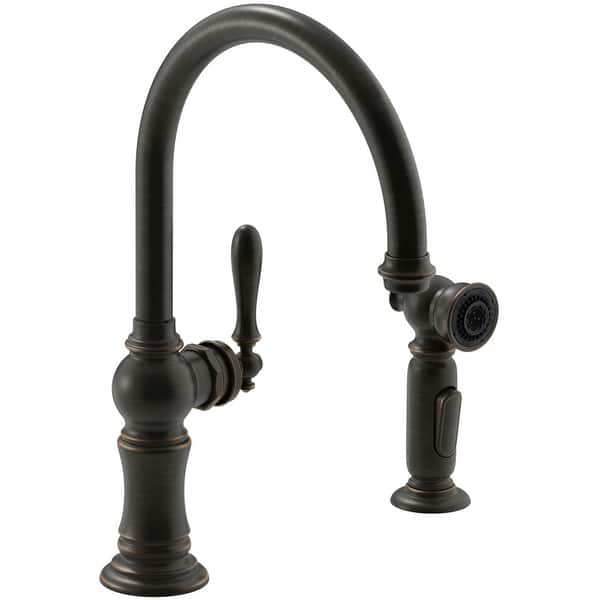Kohler Artifacts 1.5 GPM Single Hole Kitchen Faucet ...