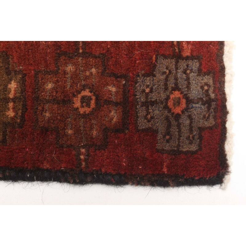 ECARPETGALLERY Hand-knotted Konya Anatolian Dark Red Wool Rug - 3'10 x 6'3