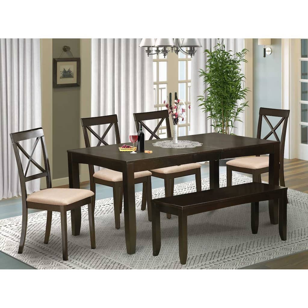 Nordic Dining Set - Rectangular Table & Chairs - Modern Kitchen Set