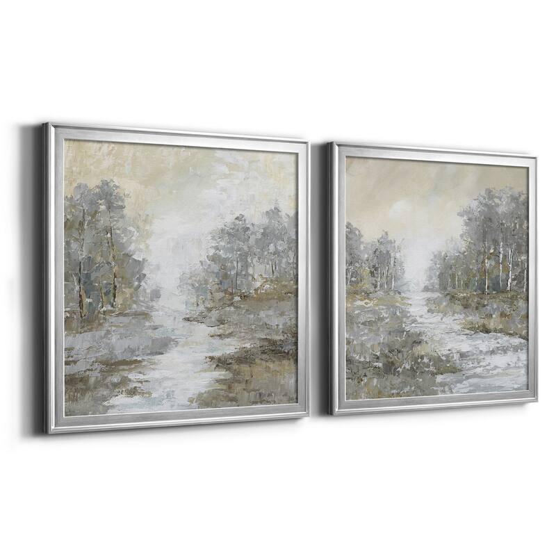 Babbling Brook I-Premium Framed Canvas - Ready to Hang - Multi-Color