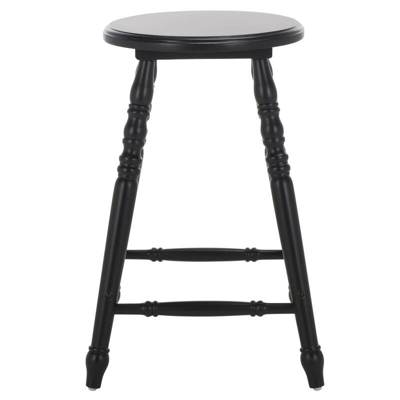 SAFAVIEH Home Sidiko 24-inch Counter Stool (Set of 2) - 16"W x 17"D x 24"H