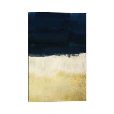 iCanvas "Gold Indigo Shuffle I" by Marcus Prime Canvas Print