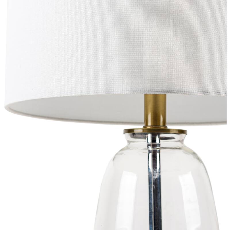 Artistic Weavers Arbyrd Modern Pink Crackle Glass Table Lamp