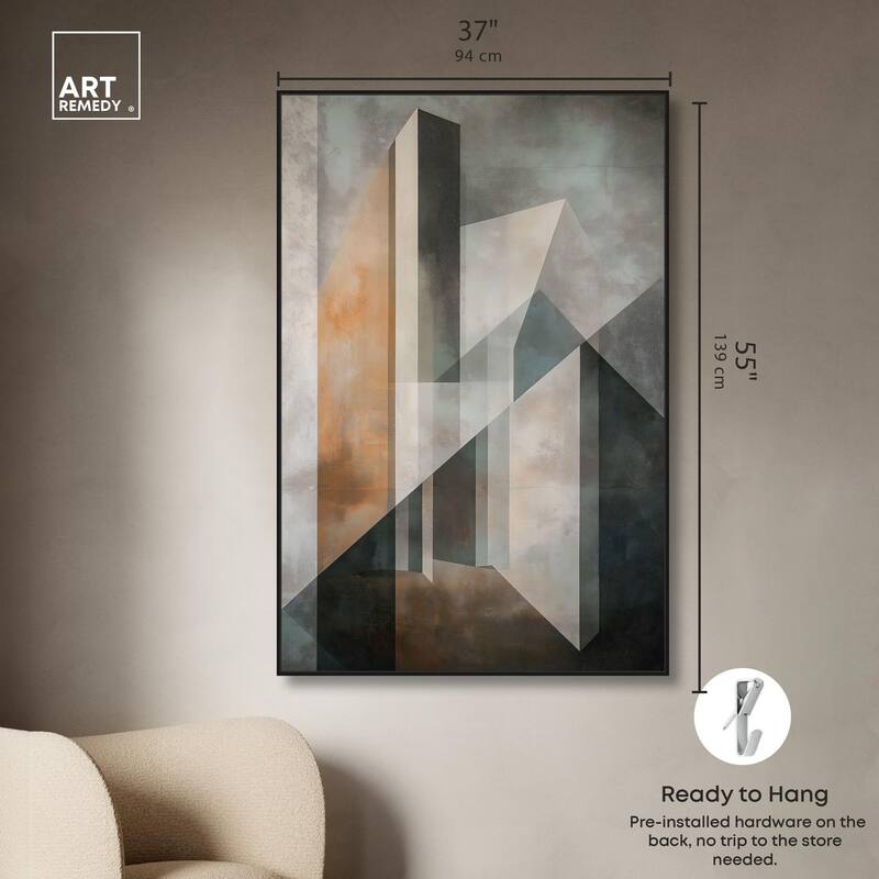 Spatial Geometry Canvas by Art Remedy